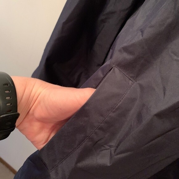 Great Lakes Unsalted NWOTs Navy White Windbreaker Zip Parka/Jacket Size Adult L - Picture 6 of 10